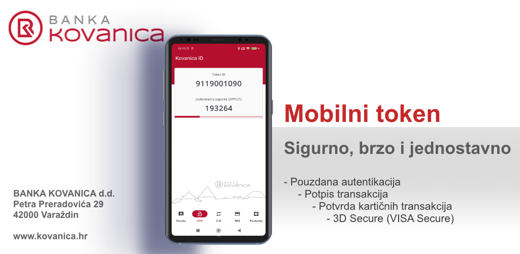 mobilni token